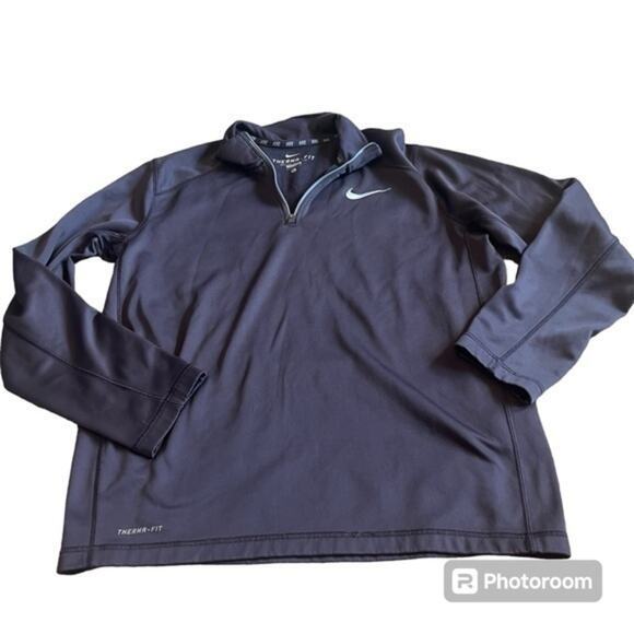 Men’s black Nike Therma Fit quarter zip pullover - Picture 1 of 8